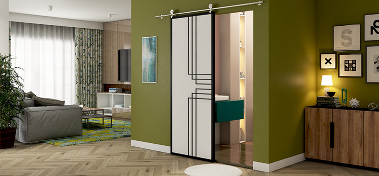 sliding bathroom door installation in El Cajon